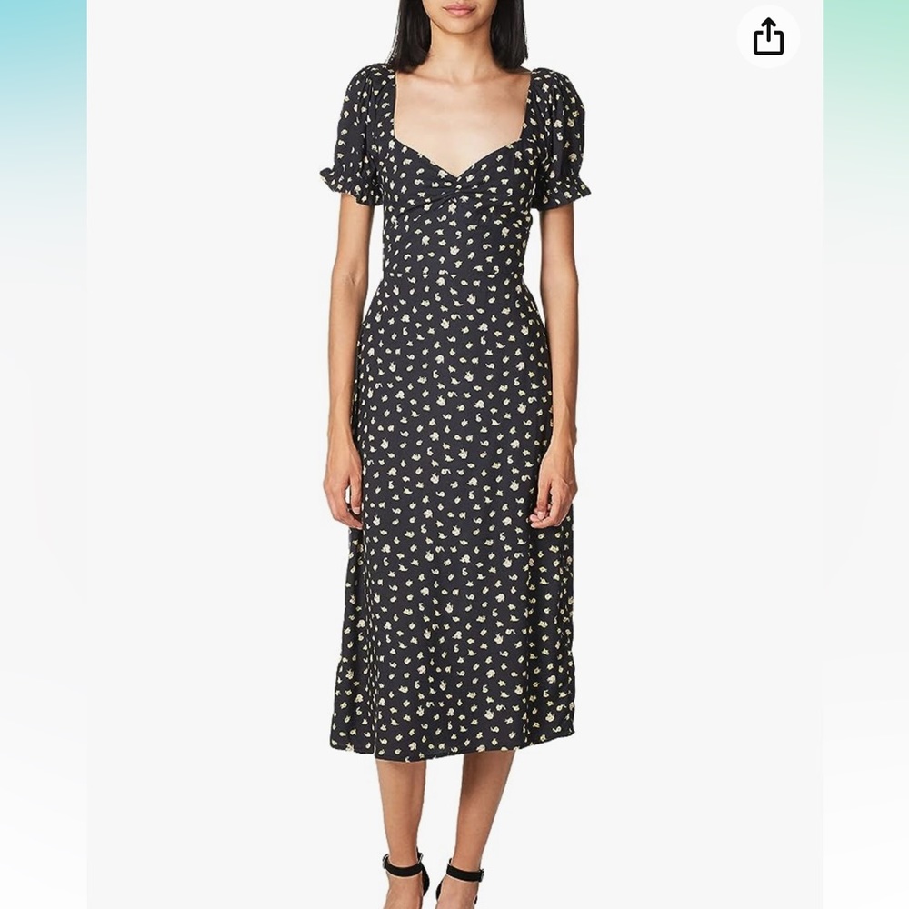 Billabong Love letters Dress Sz Small Floral Black